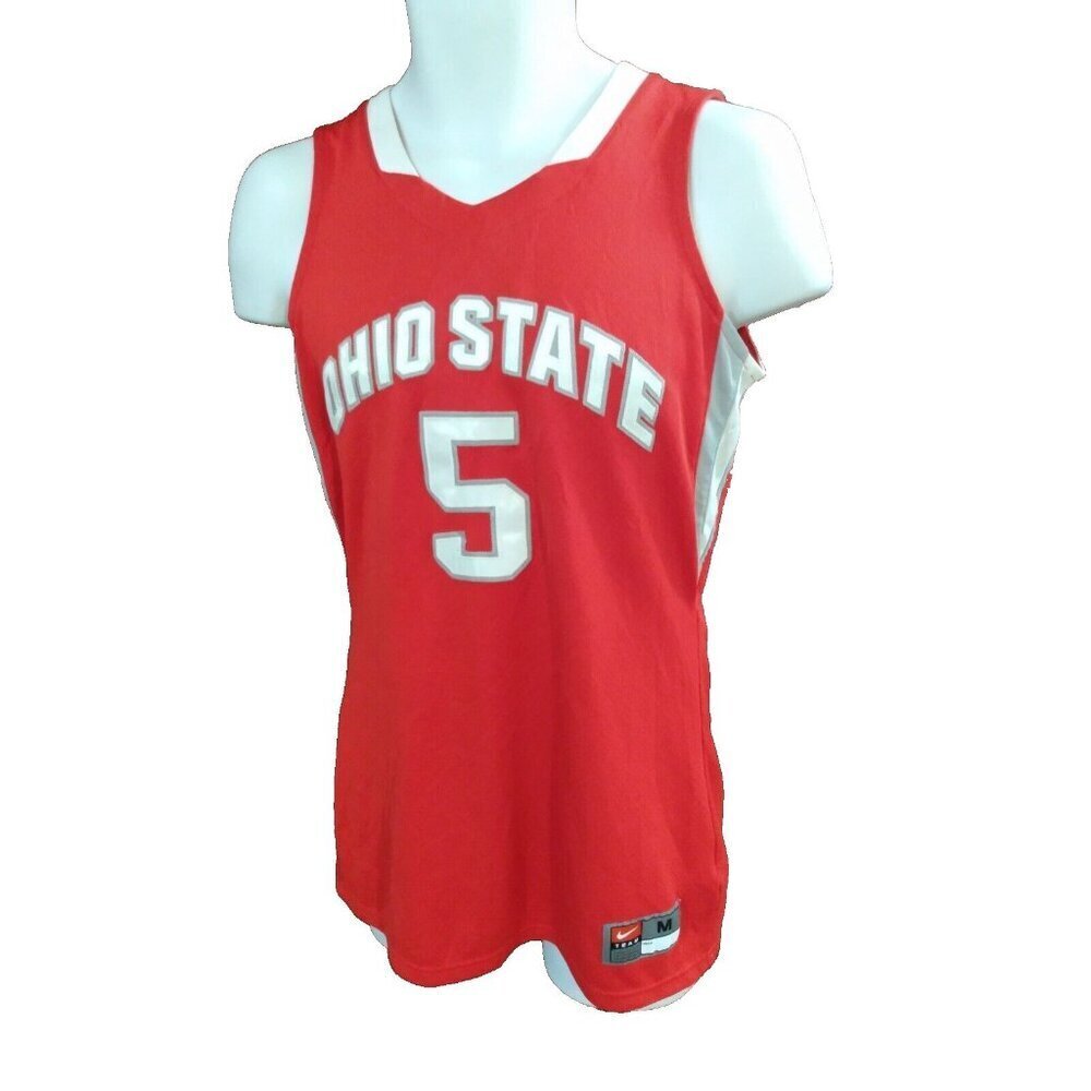 Women's Nike Team Ohio State University Buckeyes basketball Jersey Medium NCAA